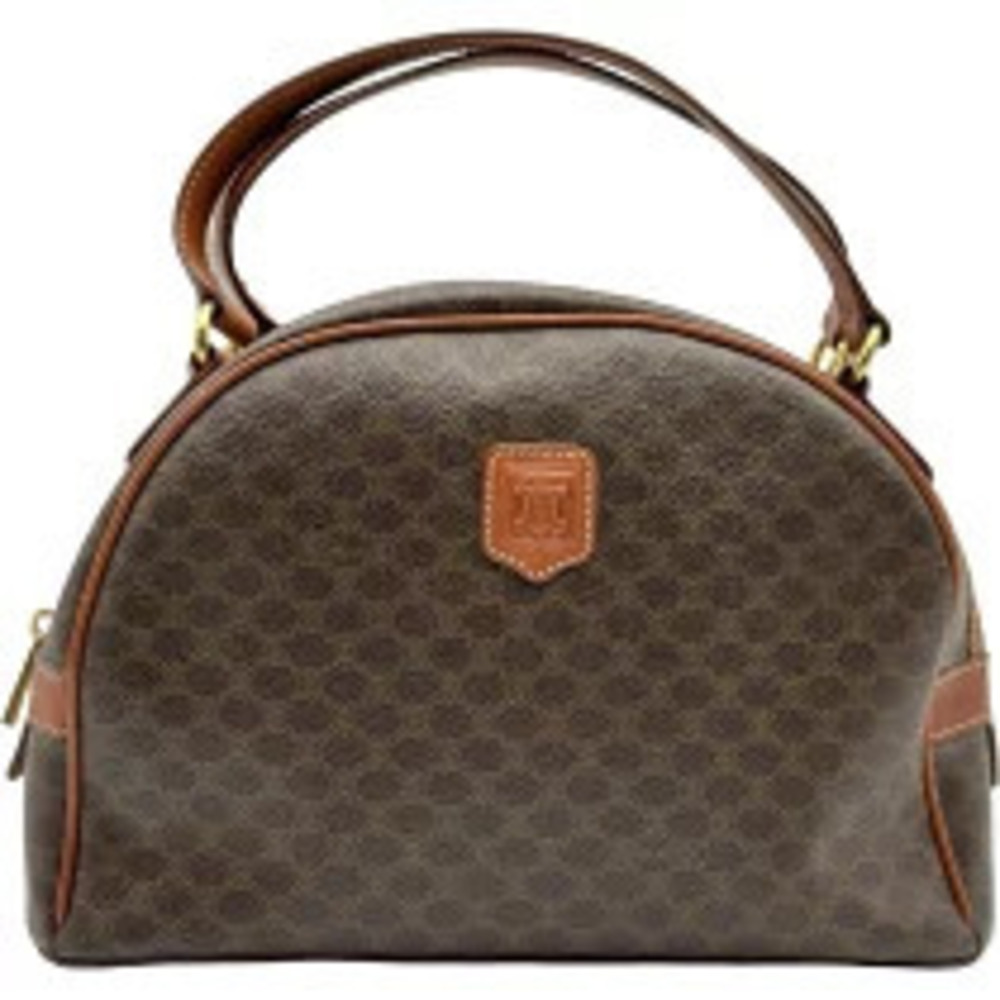 Celine Macadam Handbag Brown